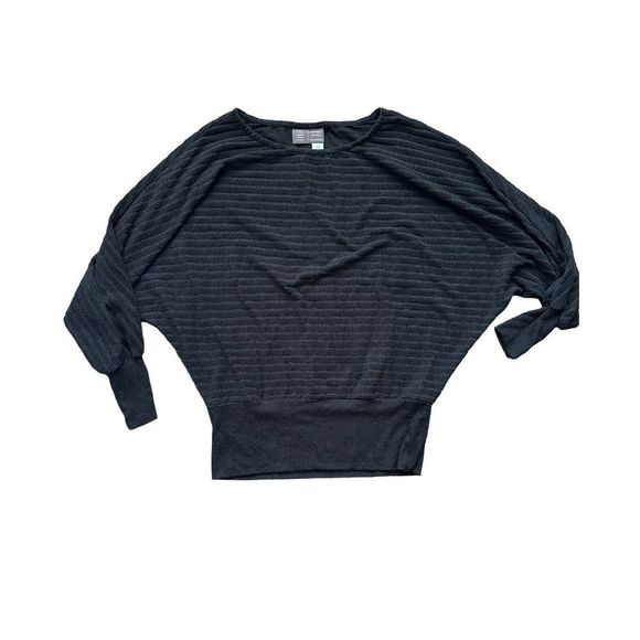 Anthropologie Saturday Sunday Chenille‎ Sweater Tunic Size Extra Small Black - Picture 1 of 5